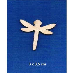 SKLEJKA #3mm Ważka 3x3,5cm / seria owady / 0707